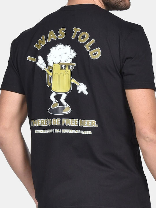 T-shirt Μαυρο