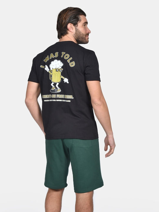 T-shirt Μαυρο