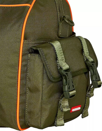 Sprayground Spec Ops Global Hawk Emperor Σακ Βουαγιάζ 35lt Χακί από Δερματίνη Μ50xΠ25xΥ27εκ.