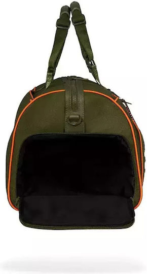 Sprayground Spec Ops Global Hawk Emperor Σακ Βουαγιάζ 35lt Χακί από Δερματίνη Μ50xΠ25xΥ27εκ.