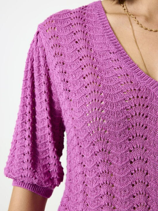 Damen Pullover Purple