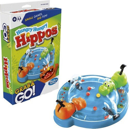 Настолна игра Hungry Hungry Hippos за 2 играчи 4+ години (EN) Hasbro