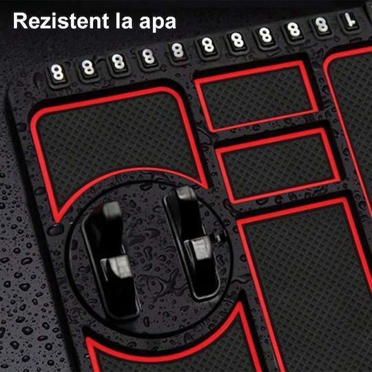Suport Auto pentru Telefon cu suprafață antiderapantă Neagră