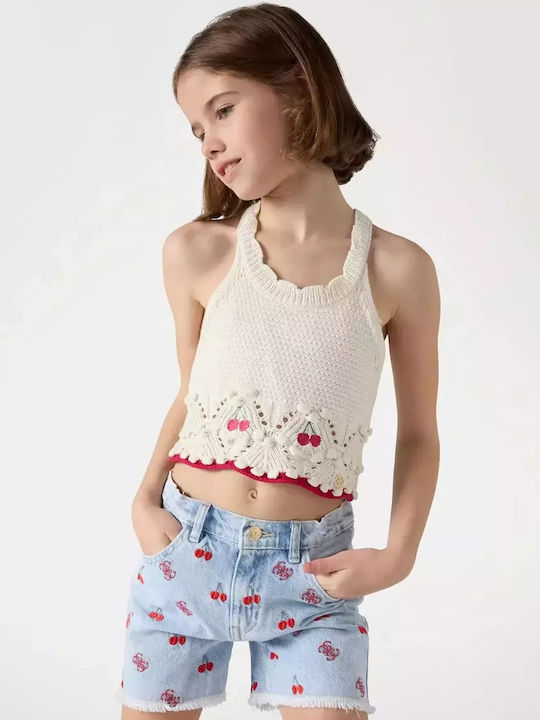 Детски шорт/бермуда Деним Blue, Red Patterns