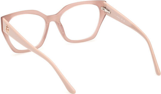 Guess Transparenter Damen Acetat Schmetterling Brillengestell GU50112 057