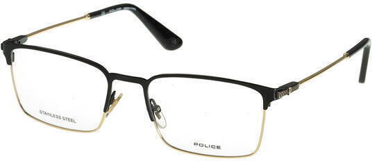 Police Men's Metal Prescription Eyeglass Frame Black VPLF78N 0305