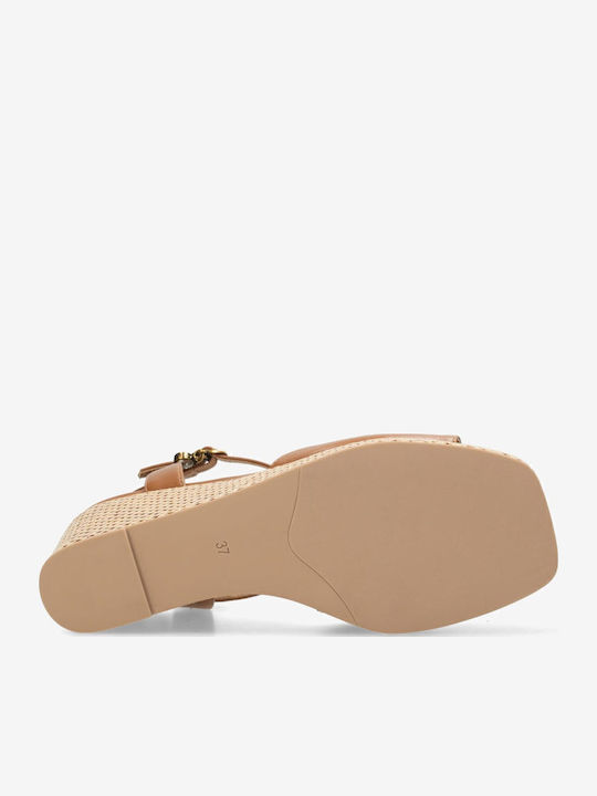 Women's Platform Shoes Tabac Brown