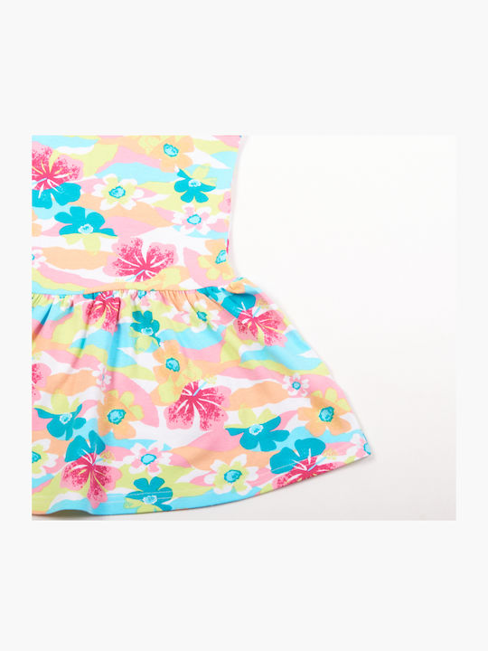 Kinderkleid Ärmellos Multicolour