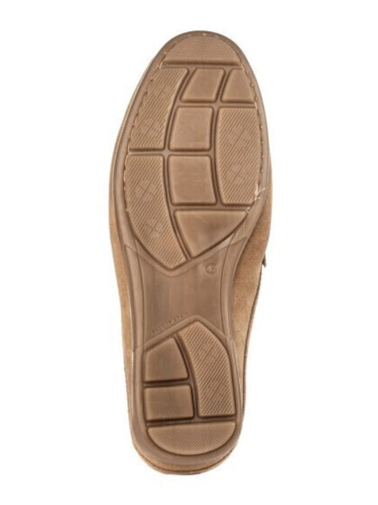 Men's Leather Loafers Beige