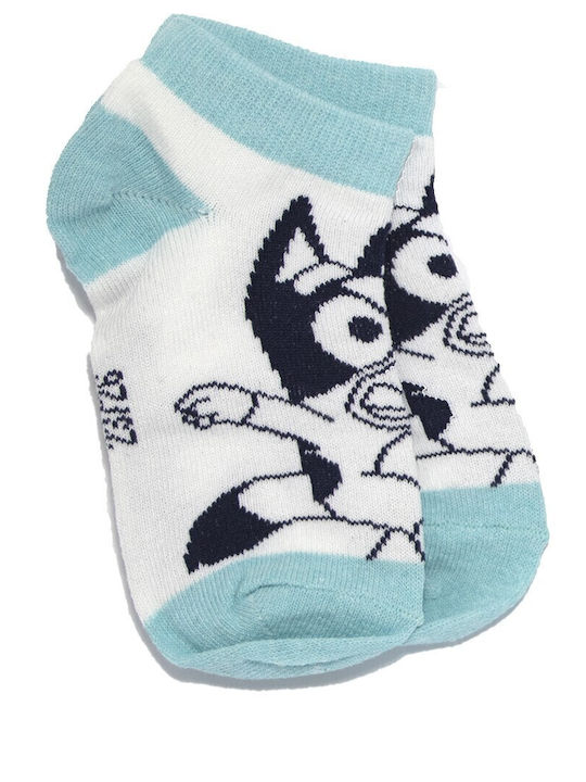 Bluey Παιδικά Σοσόνια Γκρί 3 Ζευγάρια