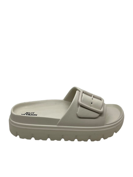 Women's Slides Beige