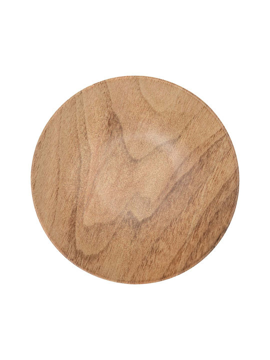 S-d Mood Plate Soup Ceramic Brown with Diameter 22cm