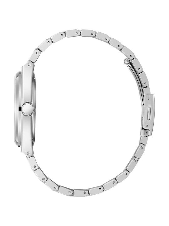 Lee Cooper Bracelet Men's Watch 40mm Battery With Silver Metal Bracelet