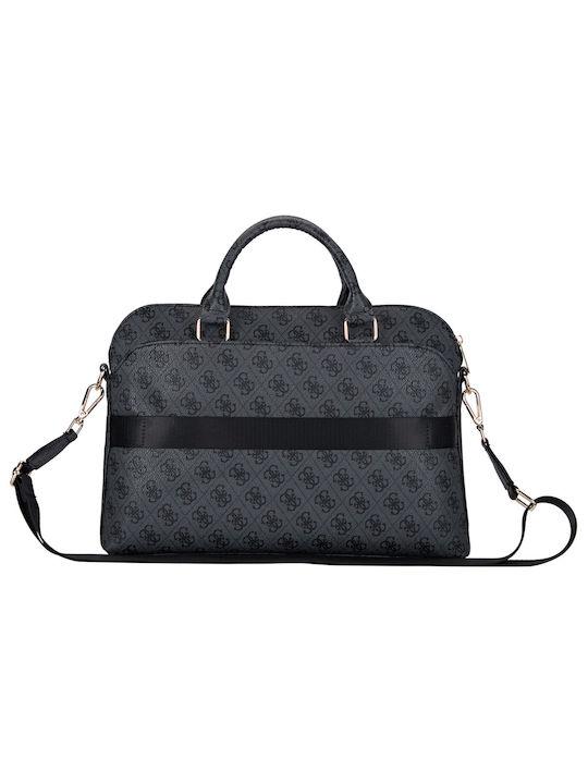Guess Grained 4g Logo Geantă pentru laptop 15" în culoarea Negru