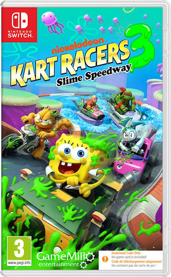 Nickelodeon Kart Racers 3: Slime Speedway (Code In A Box) Switch Game