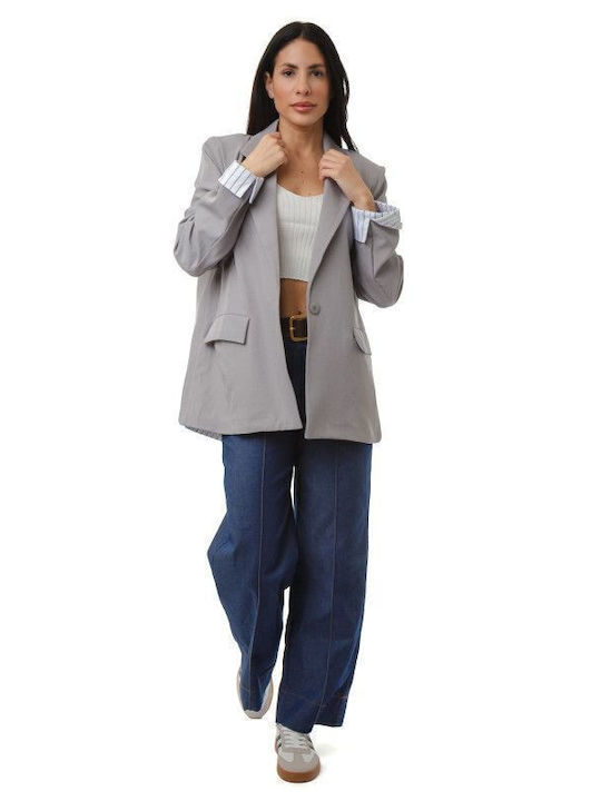 Silia D Women's Blazer Grey