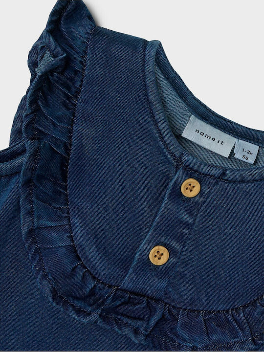 Name It Παιδική Τζιν Ολόσωμη Φόρμα Indigo, Dark Blue