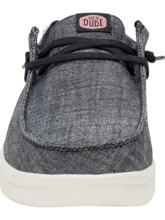 Wendy Rise Women's Moccasins in Black Color