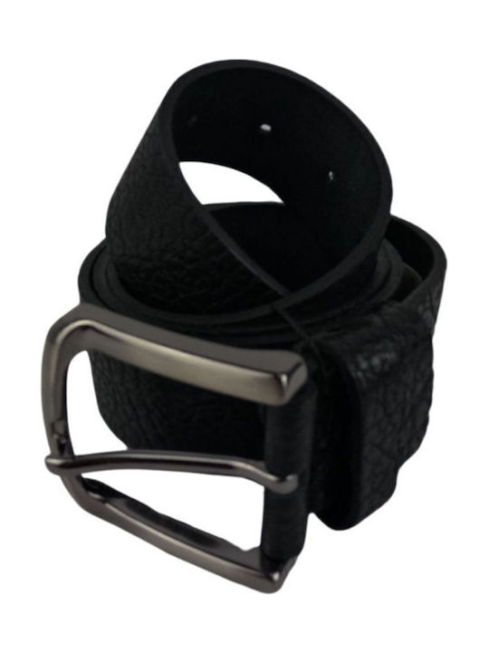 Classic Men's Leather Belt Dac Shop Anthracite Black
