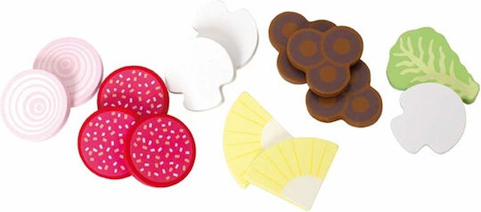 Jabadabado Jabadabado Fast Food Toys Wooden for 2 Plus Years