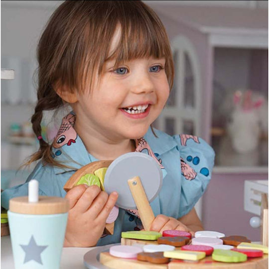 Jabadabado Jabadabado Fast Food Toys Wooden for 2 Plus Years