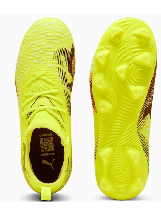 Future 8 Match FG/AG Kids Soccer Cleats Molded Yellow