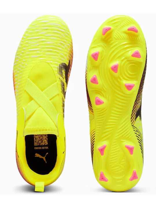 Furure 8 Match FG/AG Kids Soccer Cleats Molded Yellow