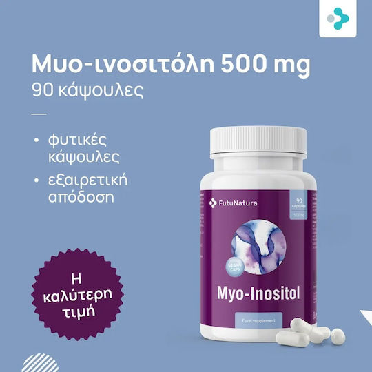 FutuNatura Мио-Инозитол 500 мг Добавка за Фертилитет 90 Капсули