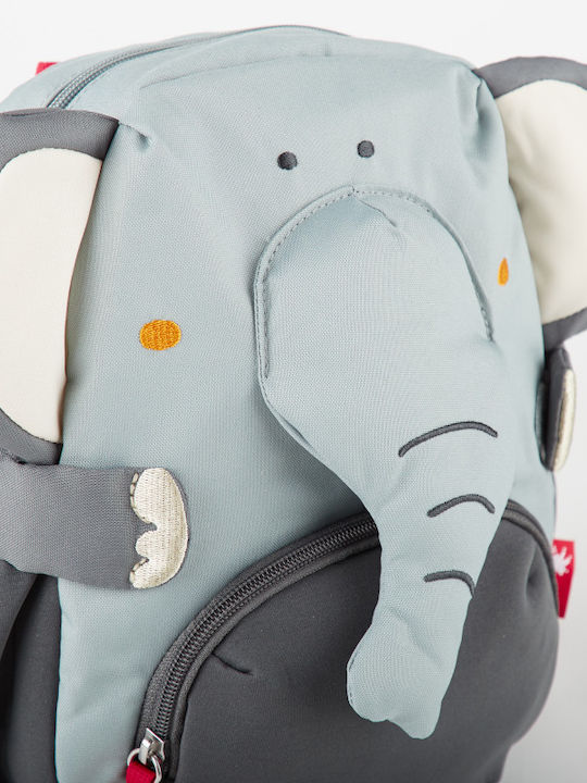 Sigikid School Bag Backpack Kindergarten Gray with Water Bottle Holder 5.2Liters