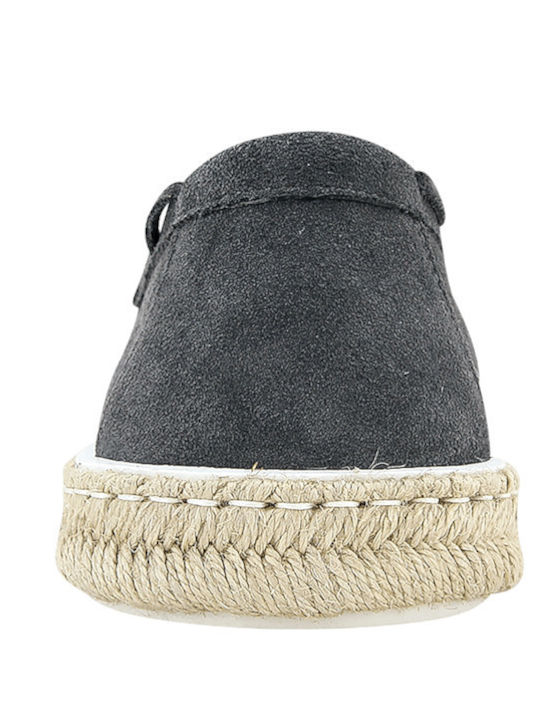 Wildleder Herren Espadrilles in Gray Farbe