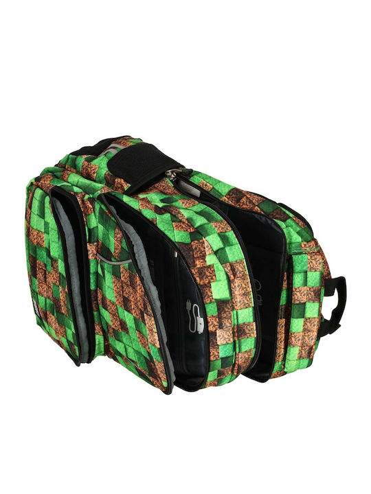 St. Majewski Schulranzen Rucksack Grün 21Liter