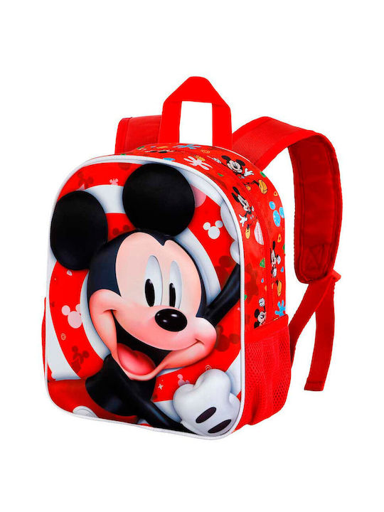 Karactermania 3D School Bag Backpack Kindergarten Multicolour with Water Bottle Holder