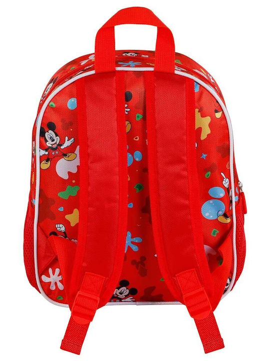 Karactermania 3D School Bag Backpack Kindergarten Multicolour with Water Bottle Holder