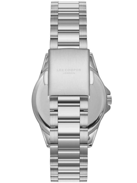 Lee Cooper Women's Watch Chronograph with Silver Metal Bracelet