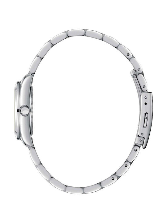 Women's Watch 28mm Chronograph Battery with Silver Stainless Steel Bracelet