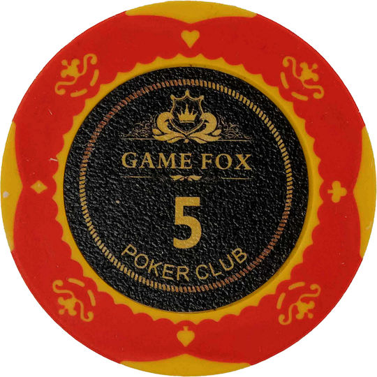 Set of 500 Poker Chips Gamefox 14g Luxury Wooden Box