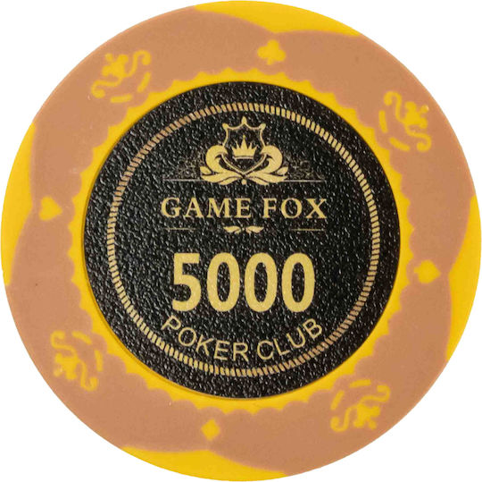 Set of 500 Poker Chips Gamefox 14g Luxury Wooden Box