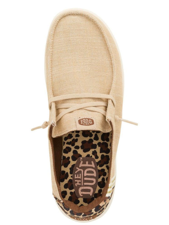 Γυναικεία Slip-On Μπεζ