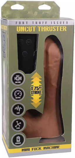 Doc Johnson Uncut Dildo Realistisches Dildo mit Hoden Fleisch