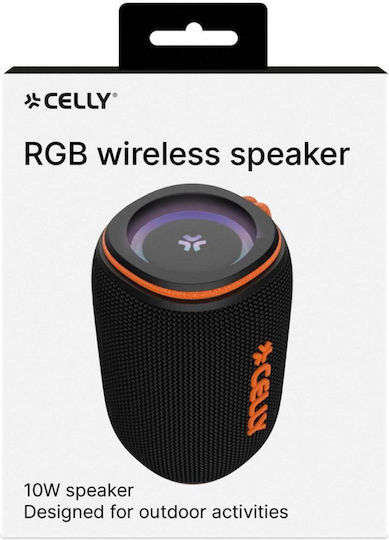 Celly Bluetooth Speaker 10W with Battery Life up to 7 hours Black AURA10WOR