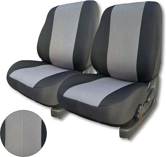 Pole Position Front Car Covers 2pcs Gray