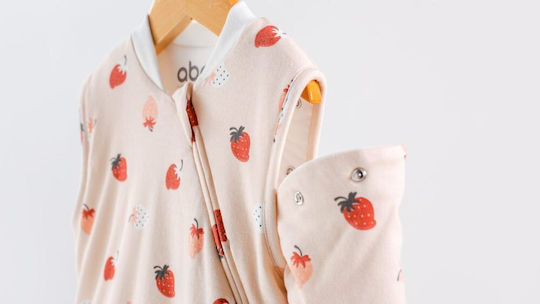 abo Winter Sleeping Bag with Feet Strawberry