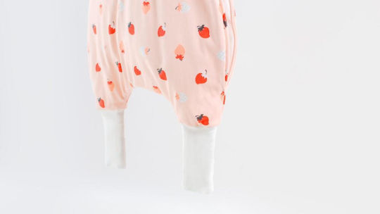 abo Winter Sleeping Bag with Feet Strawberry