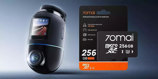 70Mai Omni X800 4K & 256GB Memory Card 4K Windshield Car DVR Set with Rear Camera