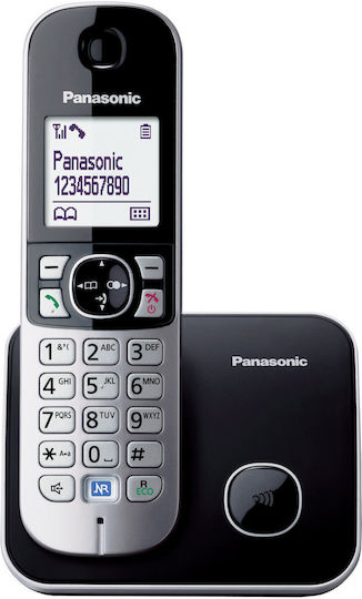 Panasonic KX-TG6811PDB Telefon fără fir Negru