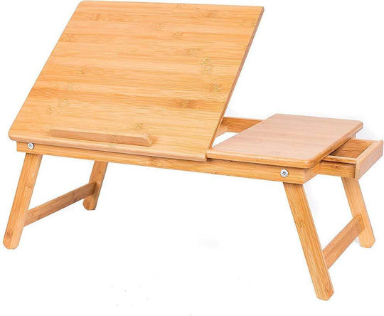 Bakaji Ξύλινος Δίσκος Κρεβατιού 55x34x25cm