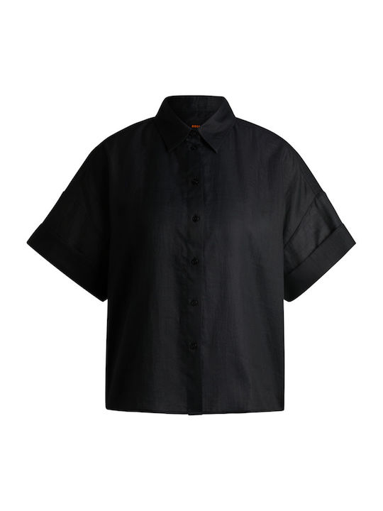 Women's Short Sleeve Shirt Black