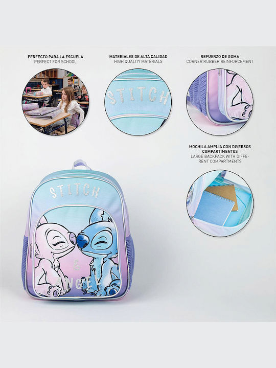 School Backpack 38cm Disney Lilo & Stitch School Backpack 38cm Disney Lilo & Stitch