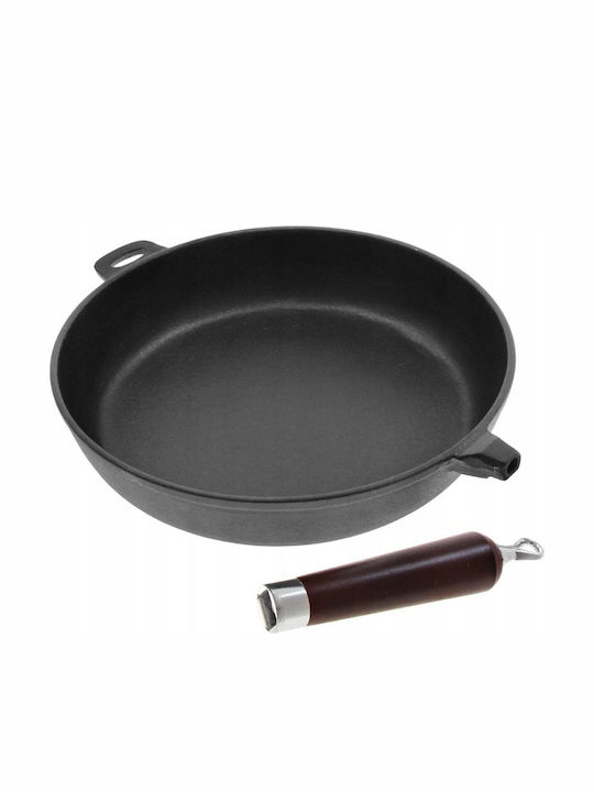 Krisberg Pan Mit Deckel aus Gusseisen 28cm