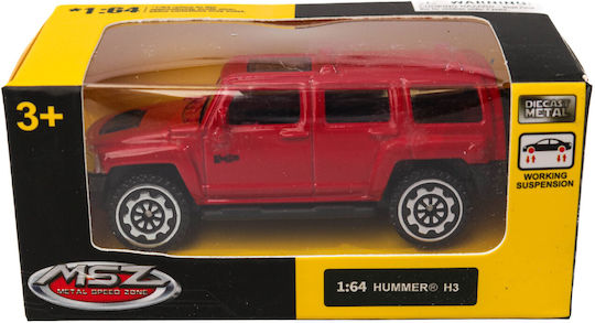 Hummer H3 Spielzeugauto Msz 1:64 Rot